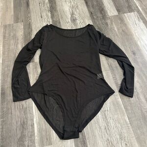 Black Long Sleeve Bodysuit